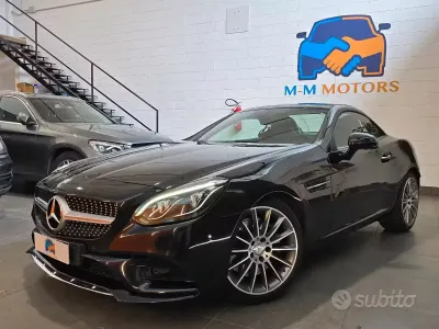 Usata Mercedes SLC200 AMG line 184 CV (135 kW) 2017 Nero Cabrio