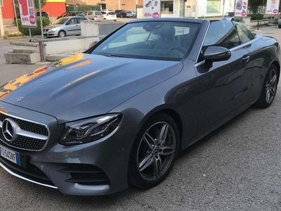 Usata Mercedes E220 Premium 194 CV (142 kW) 2018 Grigio Cabrio