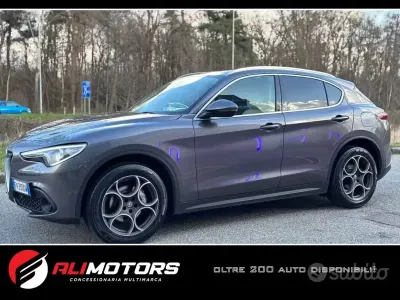 Occasion Alfa Romeo Stelvio Super 210 ch (154 kW) 2018 Gris SUV