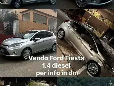 Usata Ford Fiesta 68 CV (50 kW) 2008 Grigio Utilitaria