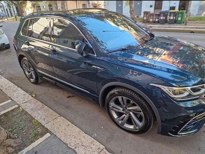 Usata VW Tiguan R-line 150 CV (110 kW) 2021 Blu/azzurro SUV