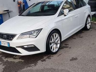 Usata Seat Leon ST FR 150 CV (110 kW) 2017 Bianco Station wagon