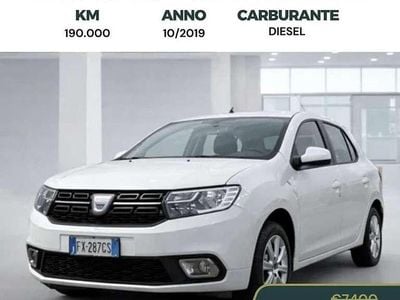 Usata Dacia Sandero 75 CV (55 kW) 2019 Bianco Utilitaria
