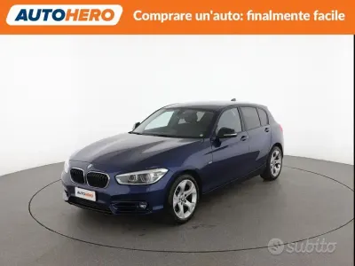 Usata BMW 120 Sport Line 190 CV (139 kW) 2018 Bluazzurro Berlina