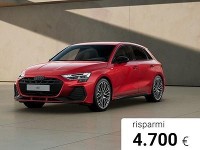 Nuova Audi A3 S-Line 150 CV (110 kW) 2026 Verde distretto metallizzato Berlina