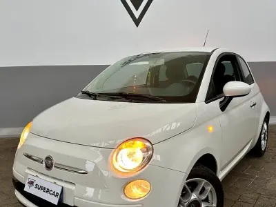 Usado Fiat 500 69 CV (50 kW) 2009 Blanco Descapotable