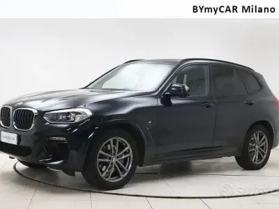 Usata BMW X3 M Sport 190 CV (139 kW) 2021 Nero SUV