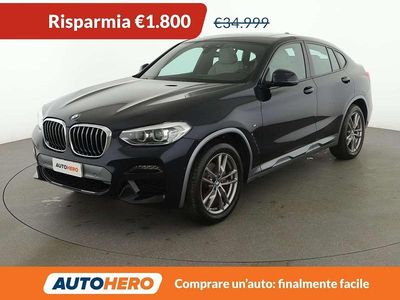 Usata BMW X4 M Sport 190 CV (139 kW) 2020 Blu/azzurro SUV