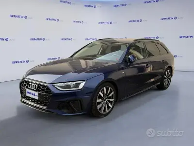 Usata Audi A4 S-Line 164 CV (120 kW) 2021 Blu Station wagon