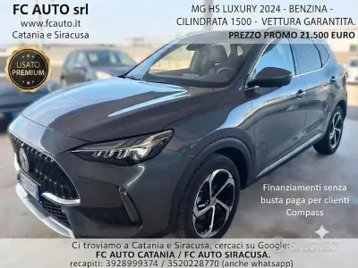 Usata MG HS Luxury 162 CV (119 kW) 2024 Grigio SUV