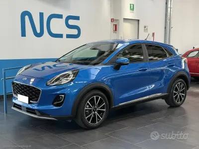 Usata Ford Puma 125 CV (91 kW) 2020 Blu/azzurro SUV