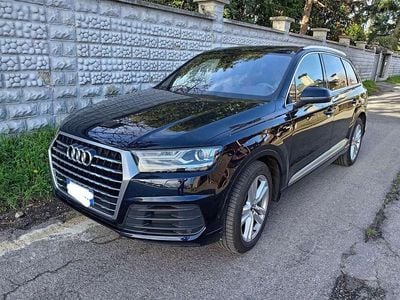 Usata Audi Q7 S-Line 218 CV (160 kW) 2017 Blu/azzurro SUV