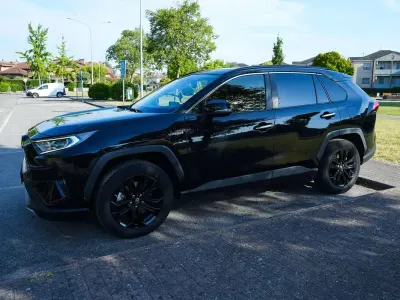 Usata Toyota RAV4 Hybrid Lounge 178 CV (130 kW) 2020 Nero SUV
