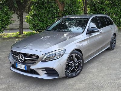 Usata Mercedes C220 AMG 194 CV (142 kW) 2019 Marrone Station wagon