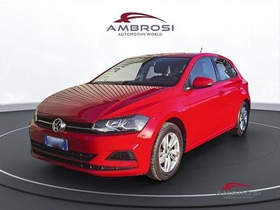 Usata VW Polo Comfortline 110 CV (80 kW) 2019 Rosso Utilitaria