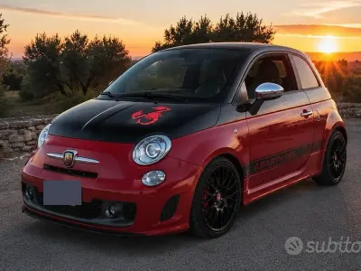 Usata Abarth 595C Turismo 160 CV (117 kW) 2014 Rosso Cabrio
