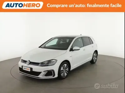 Usata VW Golf VII GTE 150 CV (110 kW) 2017 Bianco Berlina