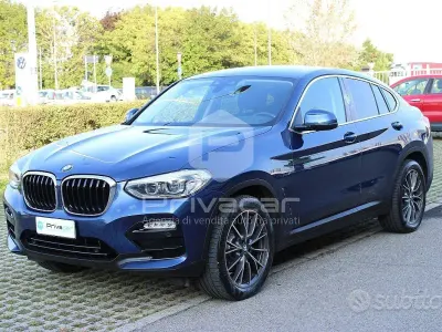 Usata BMW X4 Advantage 190 CV (139 kW) 2019 Blu SUV