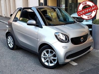 Begagnad Smart ForTwo Cabrio Passion 90 HK (66 kW) 2016 Silver Cab