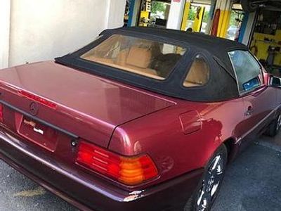 Usata Mercedes SL500 1991 Rosso Cabrio