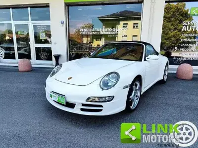 Usata Porsche 911 Carrera 4S Cabriolet 355 CV (261 kW) 2008 Bianco Cabrio