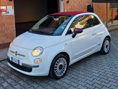 Usata Fiat 500C Lounge 95 CV (69 kW) 2011 Bianco Cabrio