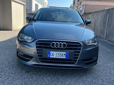 Usata Audi A3 Attraction 110 CV (80 kW) 2015 Grigio Berlina
