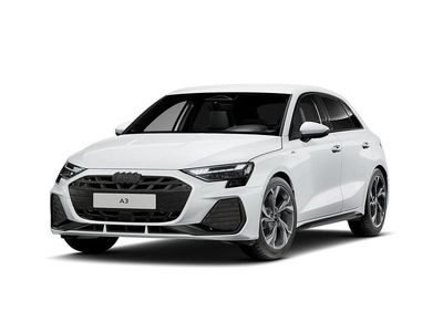 Nuova Audi A3 S-Line 150 CV (110 kW) 2026 Bianco ghiacciaio metallizzato Berlina