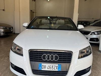 Usata Audi A3 Cabriolet Ambition 102 CV (75 kW) 2009 Bianco Cabrio
