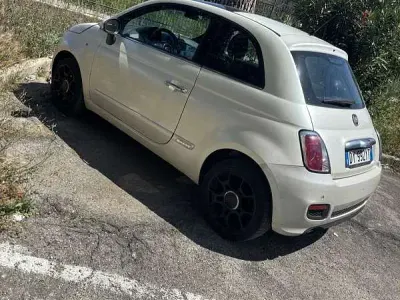 Usata Fiat 500 Sport 75 CV (55 kW) 2010 Bianco Utilitaria