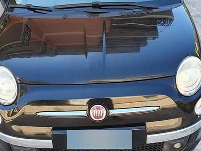 Usata Fiat 500 Lounge 69 CV (50 kW) 2009 Nero Cabrio