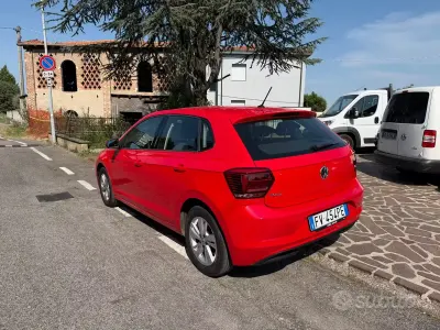 Usata VW Polo Highline 80 CV (58 kW) 2019 Rosso Utilitaria
