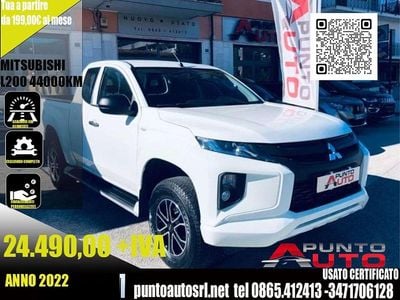 Usata Mitsubishi L200 Invite 150 CV (110 kW) 2022 Bianco Pick-up