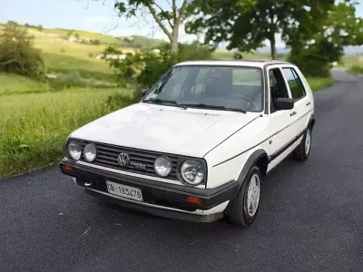 Usata VW Golf II GTD 69 CV (50 kW) 1988 Bianco Utilitaria
