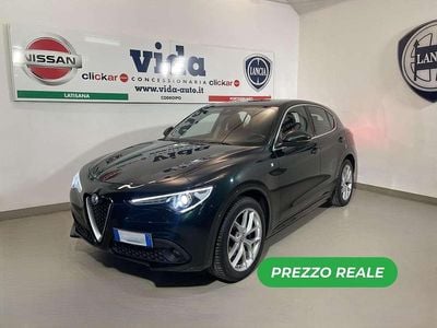 Usata Alfa Romeo Stelvio Ti 209 CV (153 kW) 2021 Verde visconti SUV