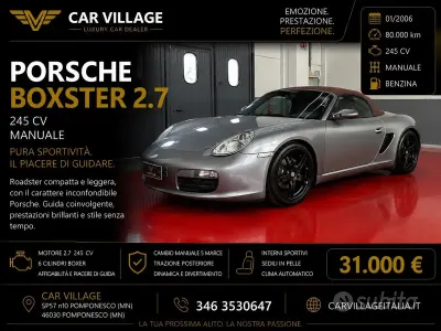 Usata Porsche Boxster 239 CV (175 kW) 2006 Grigio Cabrio