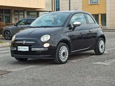 Usado Fiat 500 Lounge 69 CV (50 kW) 2010 Negro Berlina