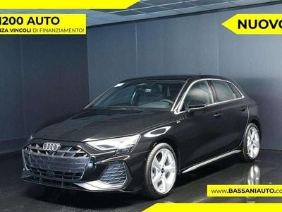 Nuova Audi A3 S-Line 150 CV (110 kW) 2025 Nero Berlina
