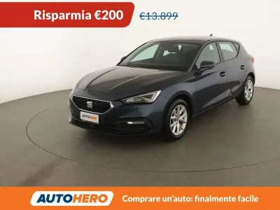 Usata Seat Leon Business 110 CV (80 kW) 2022 Grigio Utilitaria