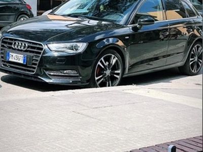 Usata Audi A3 S-Line 150 CV (110 kW) 2016 Nero Berlina