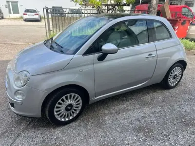 Begagnad Fiat 500 69 HK (50 kW) 2009 Silver Cab
