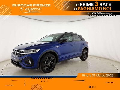 Usata VW T-Roc R-line 116 CV (85 kW) 2024 Lapiz blue metallizzato nero SUV