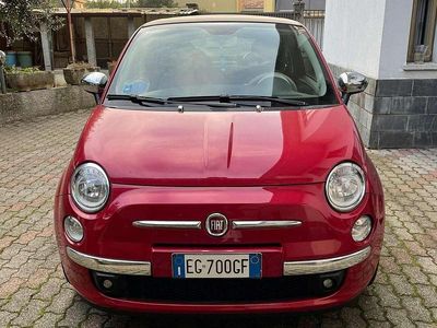 Usata Fiat 500C Lounge 69 CV (50 kW) 2011 Rosso Cabrio