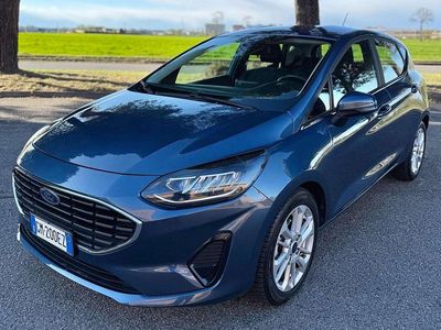 Usata Ford Fiesta Titanium 125 CV (91 kW) 2022 Blu/azzurro Utilitaria