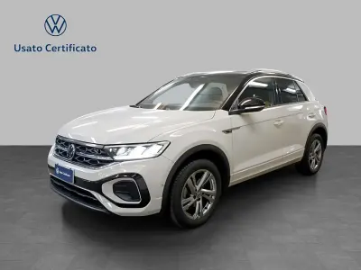 Usata VW T-Roc R-line 150 CV (110 kW) 2023 Ascot grey nero SUV