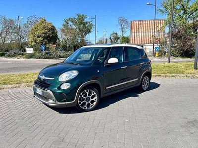 Usata Fiat 500L Trekking 85 CV (62 kW) 2014 Verde Monovolume
