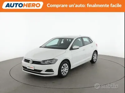 Usata VW Polo Trendline 80 CV (58 kW) 2018 Bianco Utilitaria