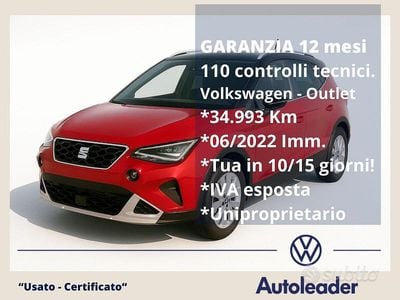 Usata Seat Arona Xperience 90 CV (66 kW) 2022 Rosso SUV