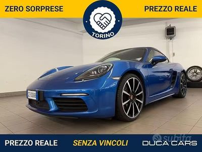 Usata Porsche 718 Cayman 300 CV (220 kW) 2017 Blu Coupé
