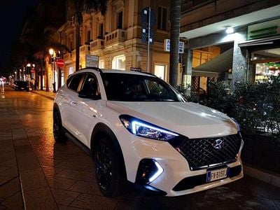 Usata Hyundai Tucson N Line 136 CV (100 kW) 2019 Bianco SUV